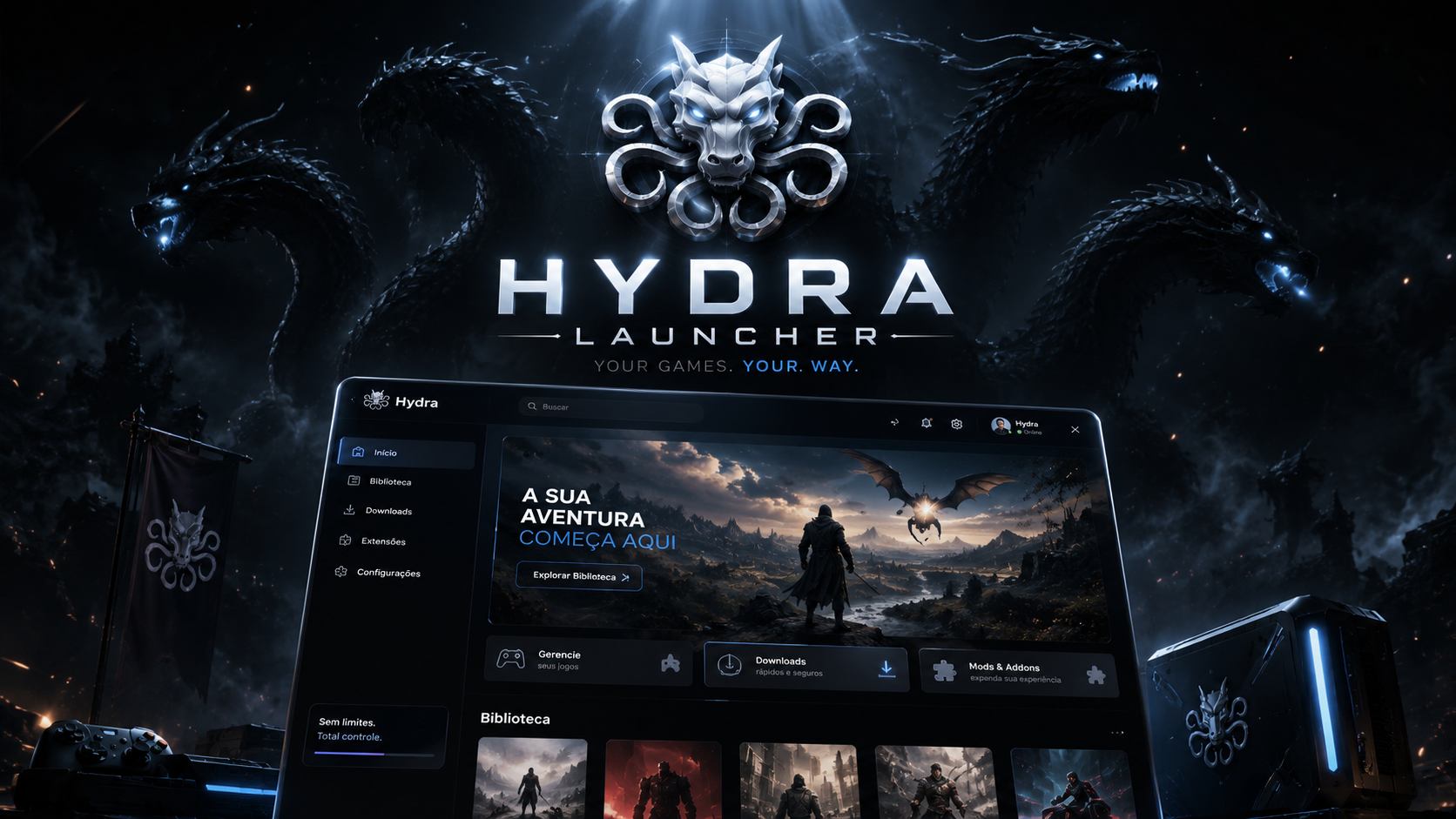 Hydra Launcher - How to work